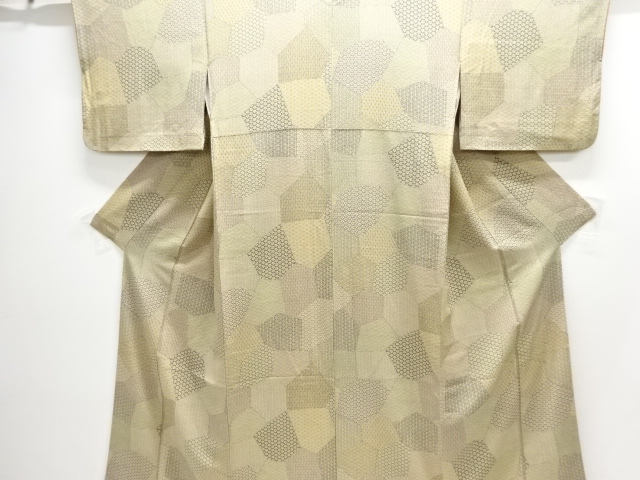 JAPANESE KIMONO / KOMON / FLOWER CLASSICAL PATTERN